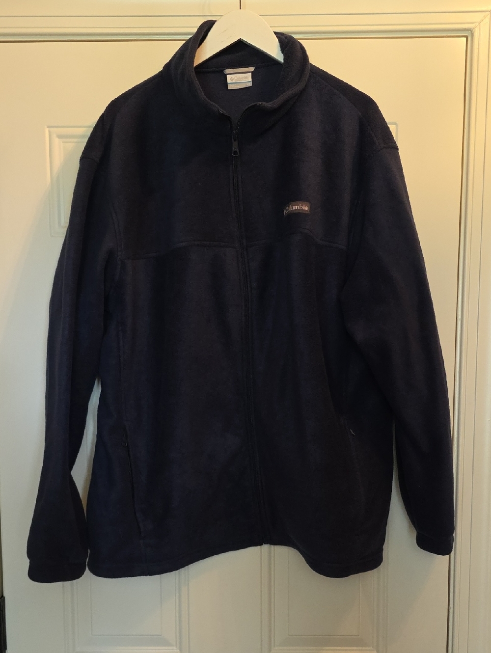 Columbia Navy Full-Zip Fleece Jacket 2xl